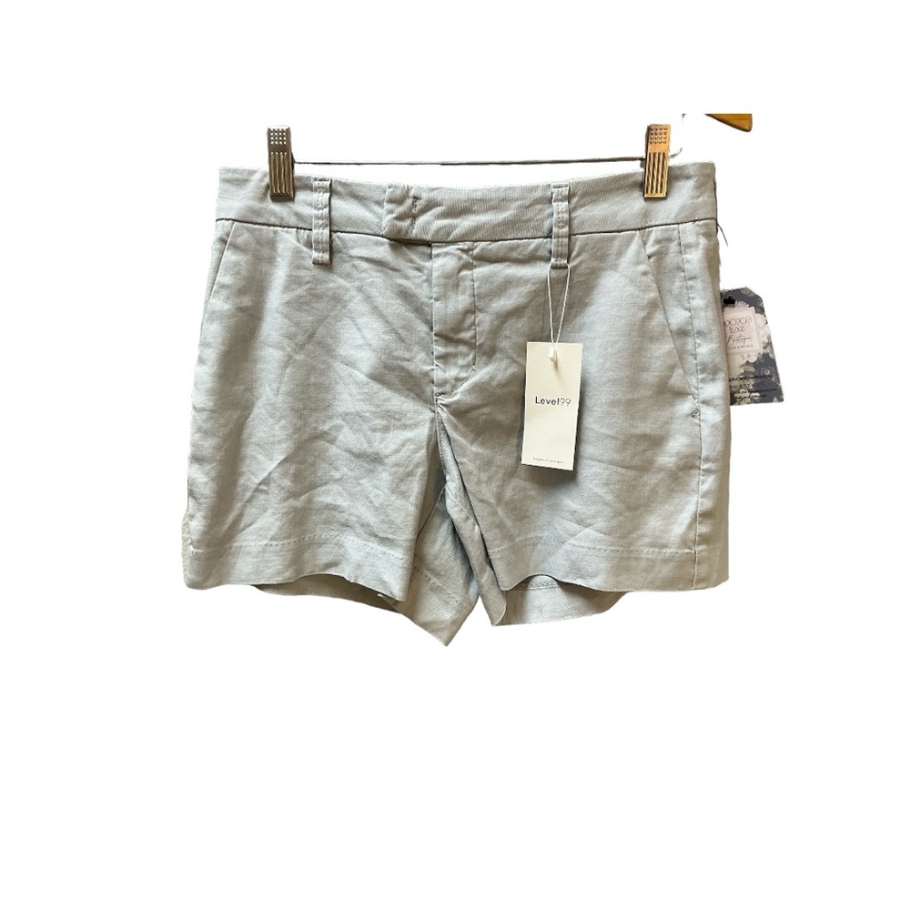 NWT Level 99 Shorts luxury Tencel linen lyocell size 24 2 pockets XS